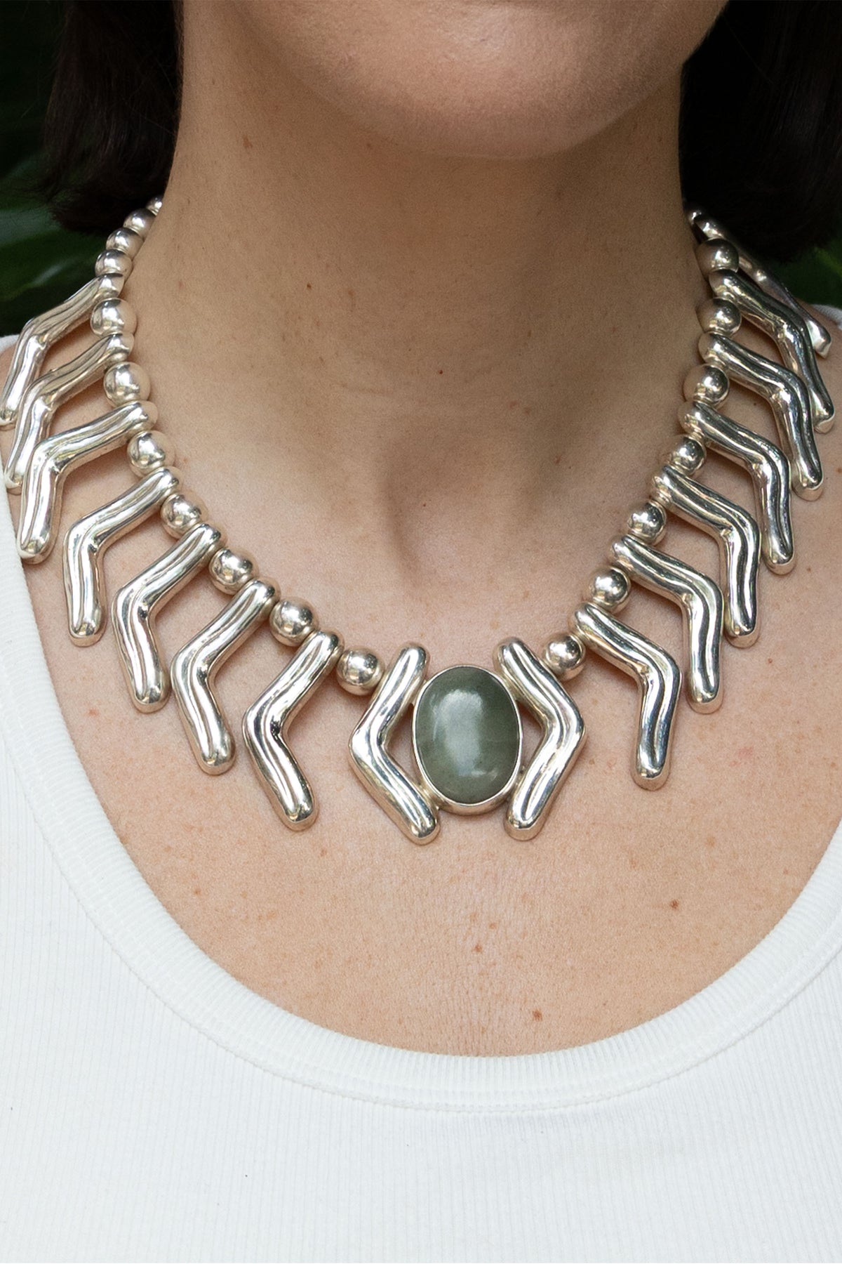 Lilly Necklace in Sterling Silver