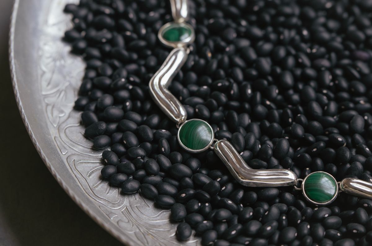 Lengua Trio Necklace in Sterling Silver