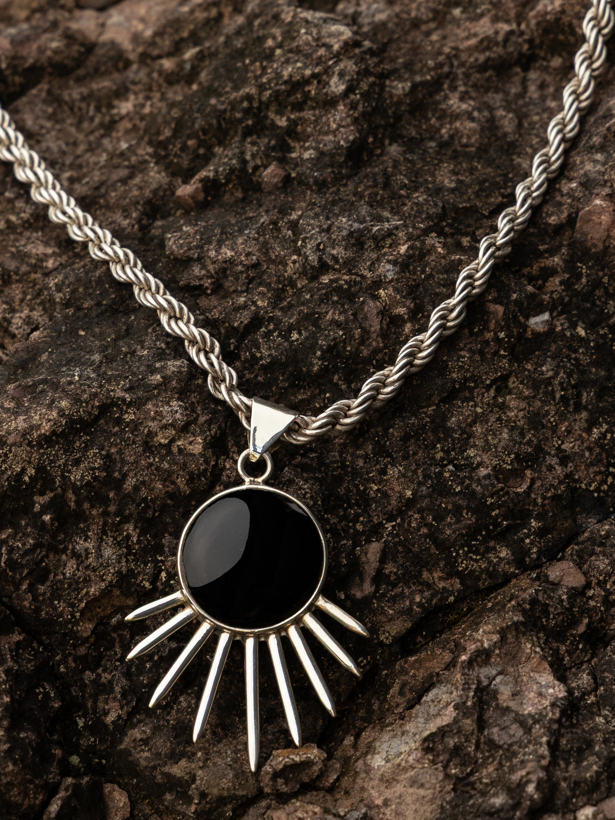 Sol Pendant in Sterling Silver