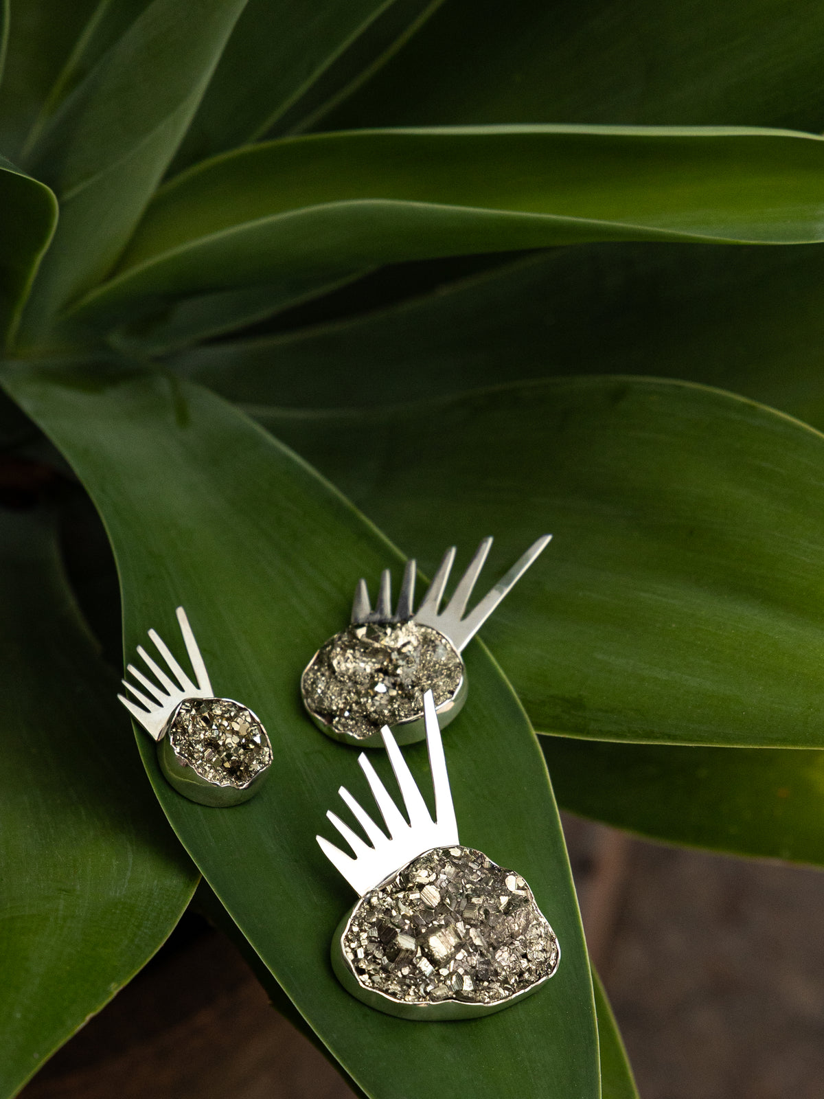 Sol Spur Pin Pequeño in Sterling Silver