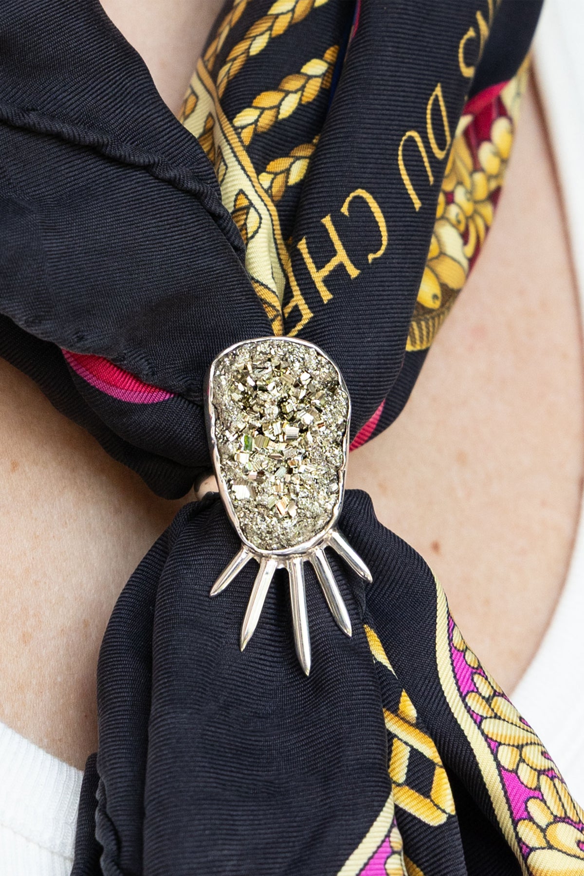 Sol Scarf Ring in Sterling Silver