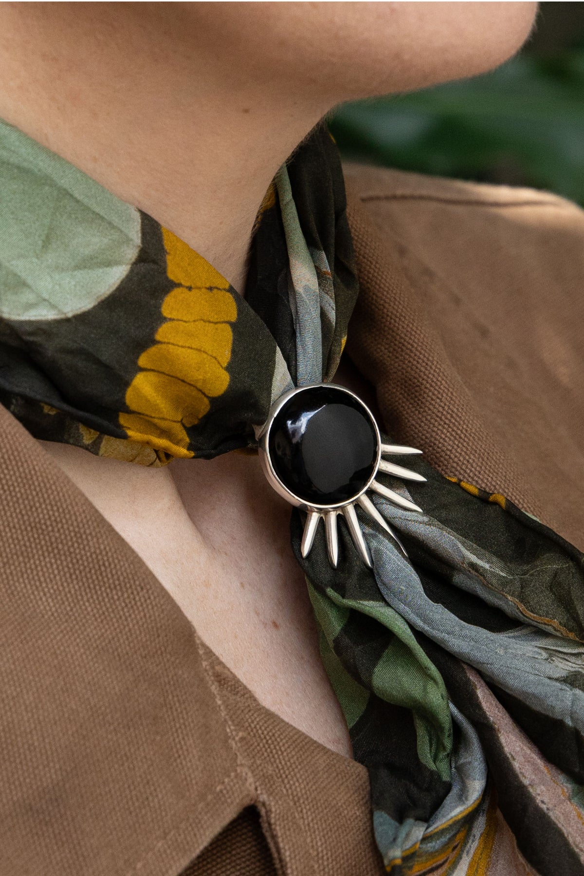 Sol Scarf Ring in Sterling Silver