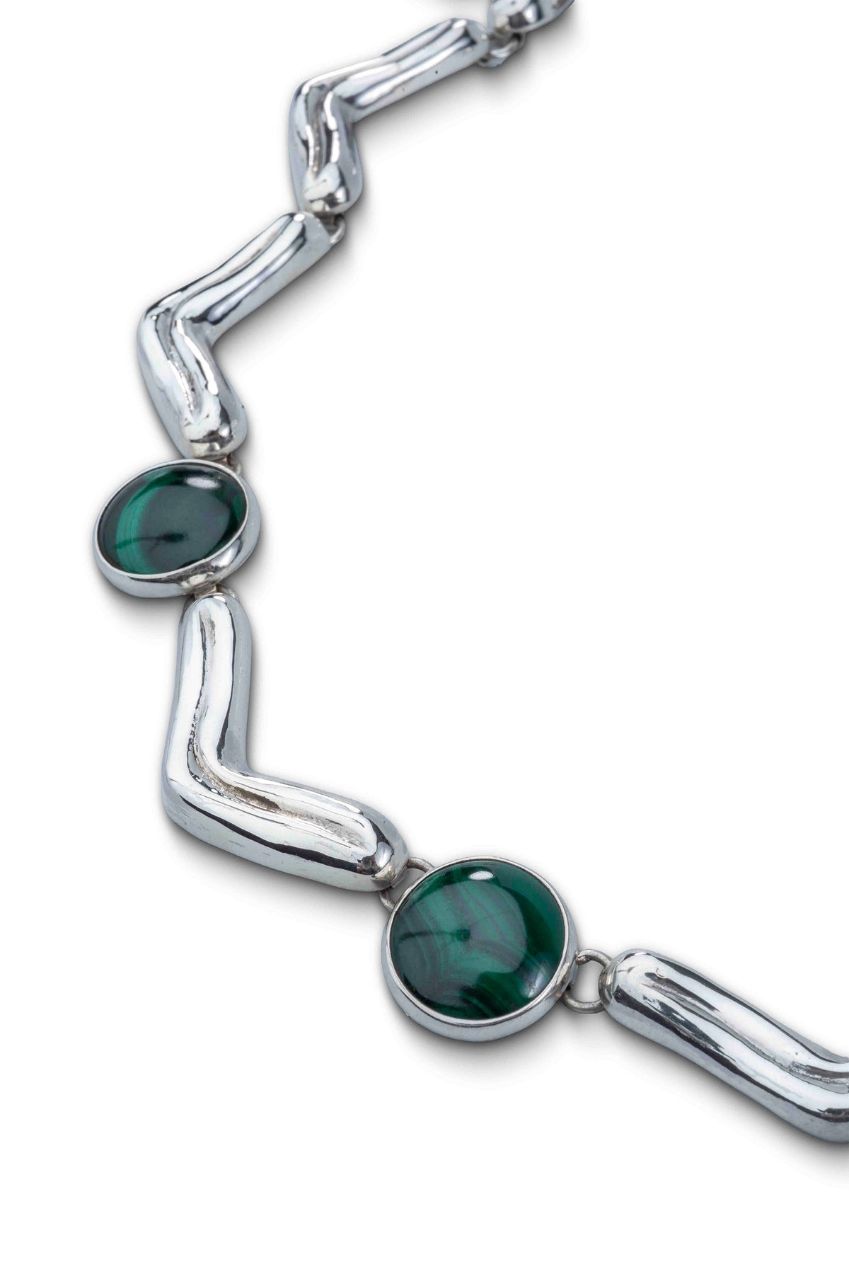Lengua Trio Necklace in Sterling Silver