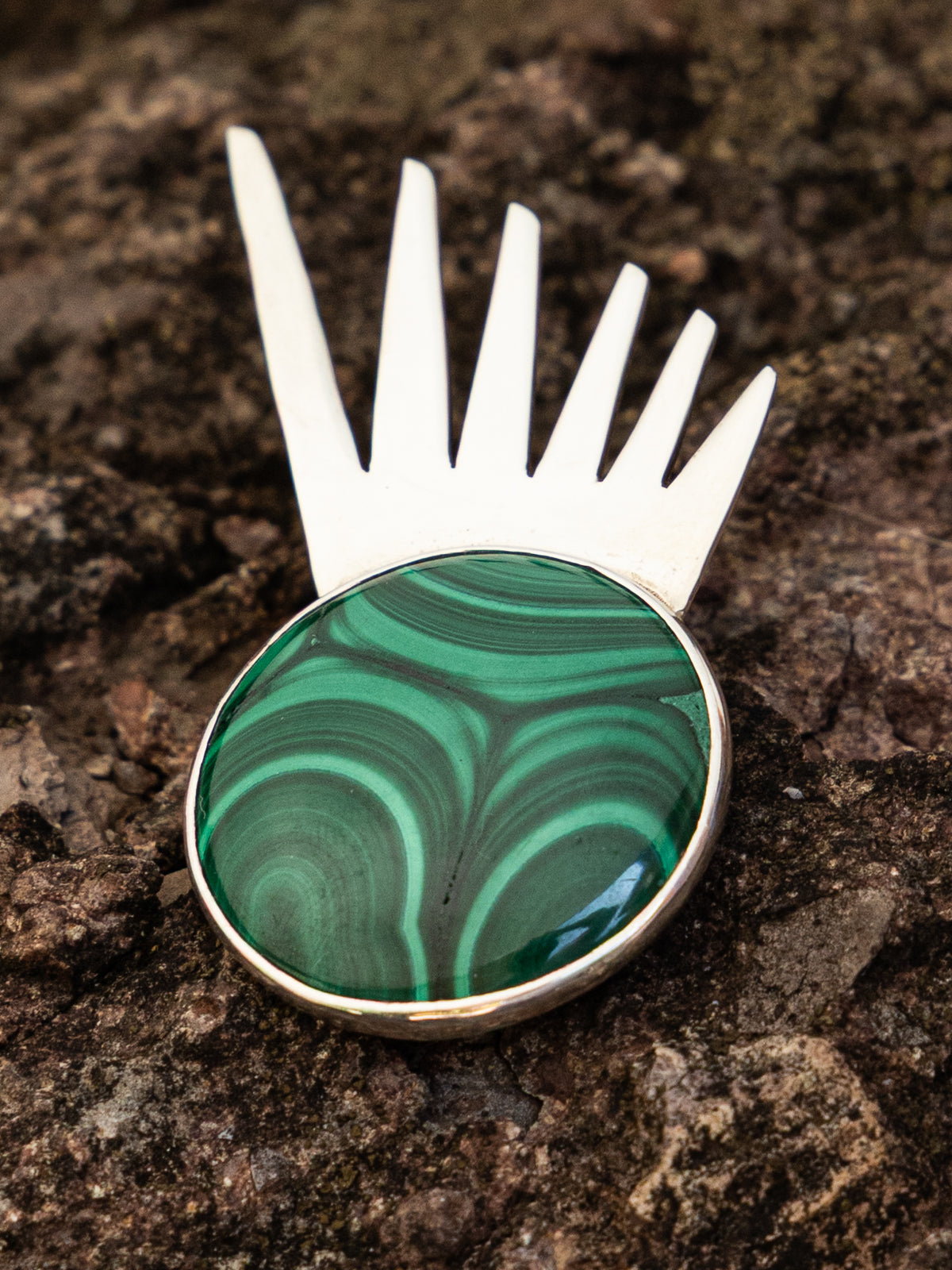 Sol Spur Pin Grande in Sterling Silver