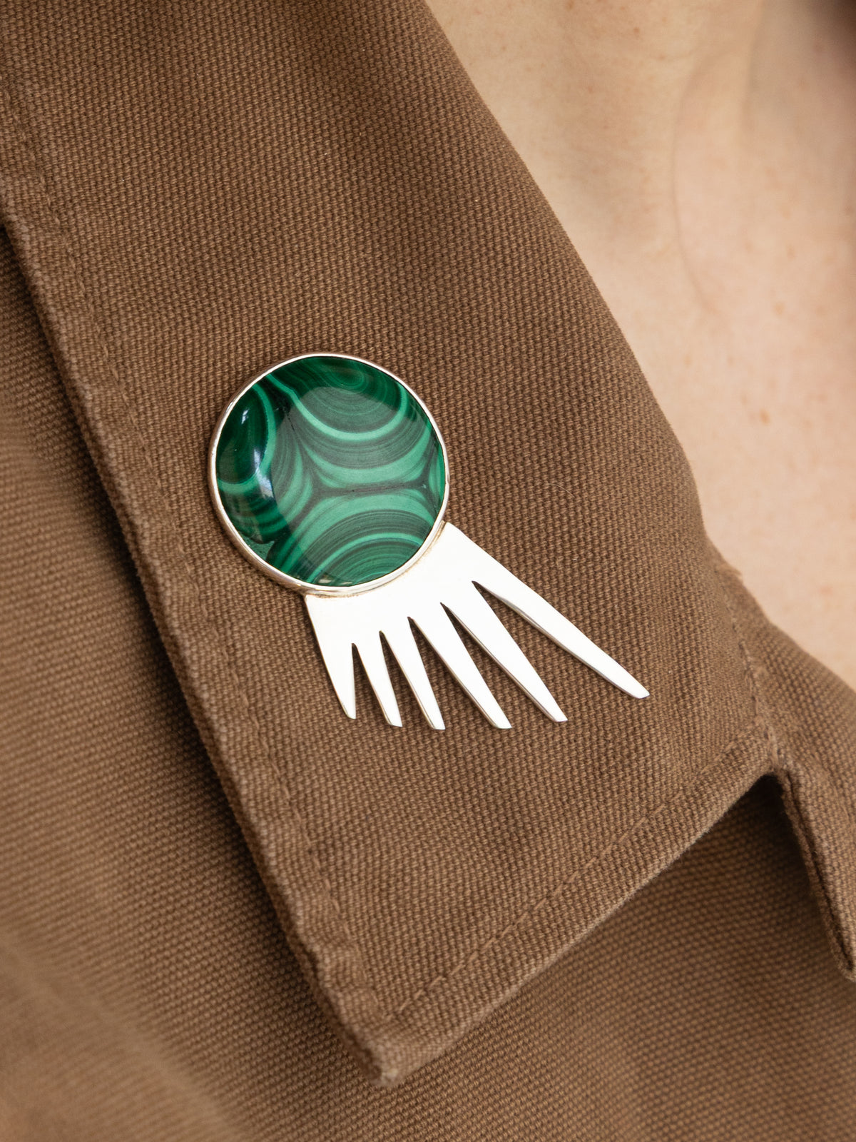 Sol Spur Pin Grande in Sterling Silver