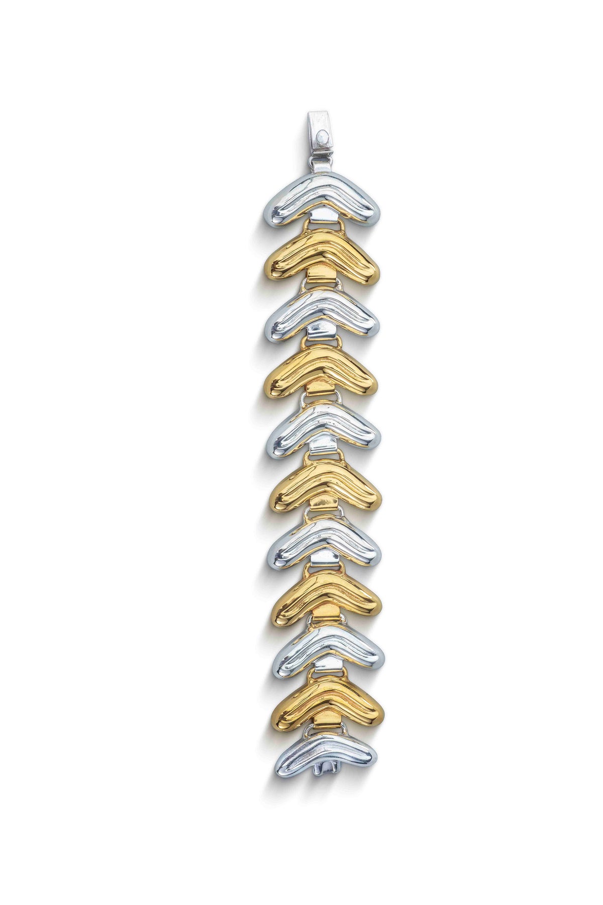 Lenguita Bracelet in Sterling Silver & Gold Vermeil